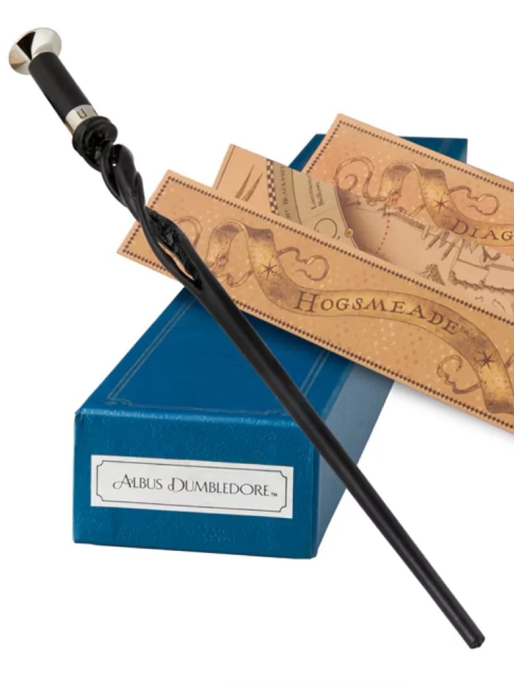 Black Wizard Wand with Blue Box